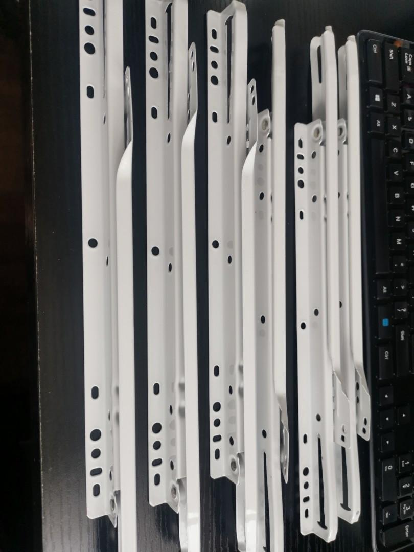 Drawer Tracks 30cm, Furniture & Home Living, Furniture, Shelves