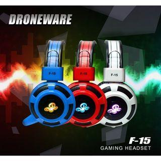 Droneware F-15 Gaming Headset with LED
