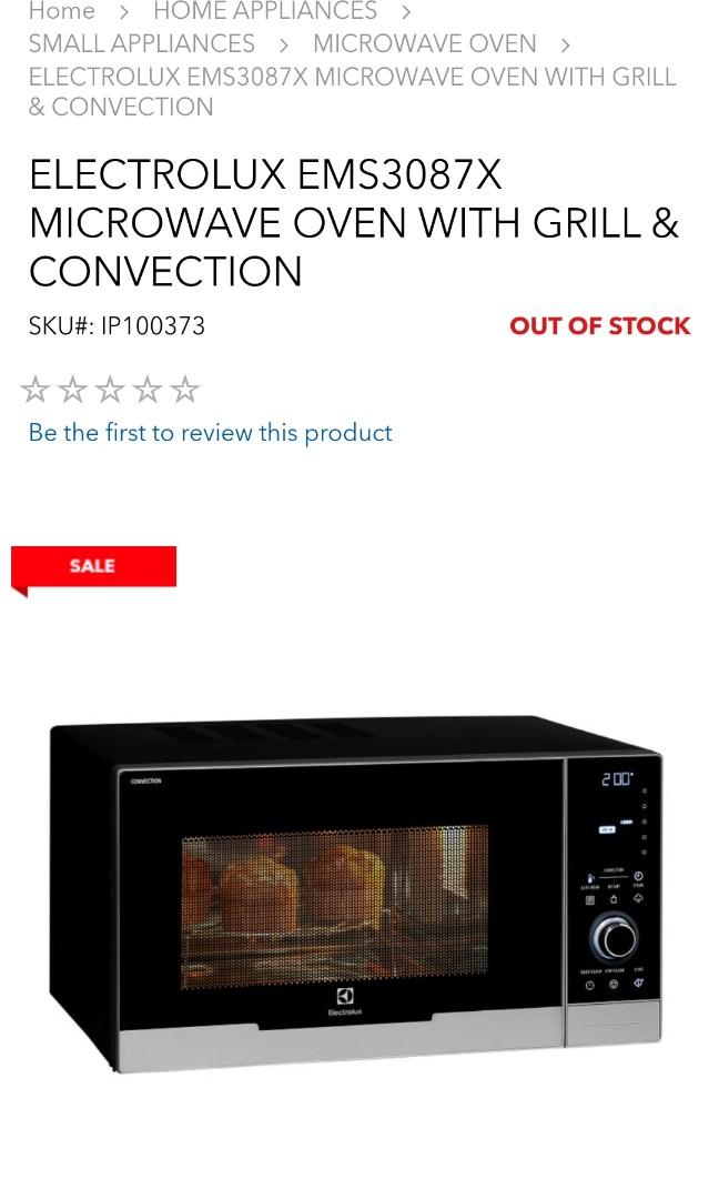Electrolux microwave shop oven ems3087x
