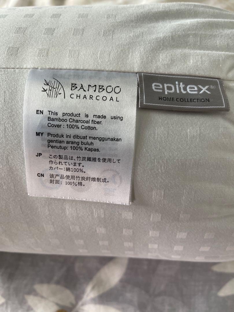 Epitex bamboo charcoal bolster 9” x 36” or 22cm x 91cm, Furniture