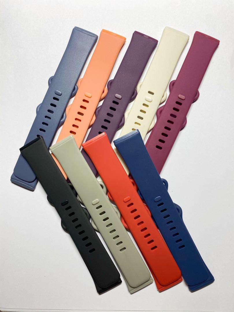 Maroon fitbit versa band on sale