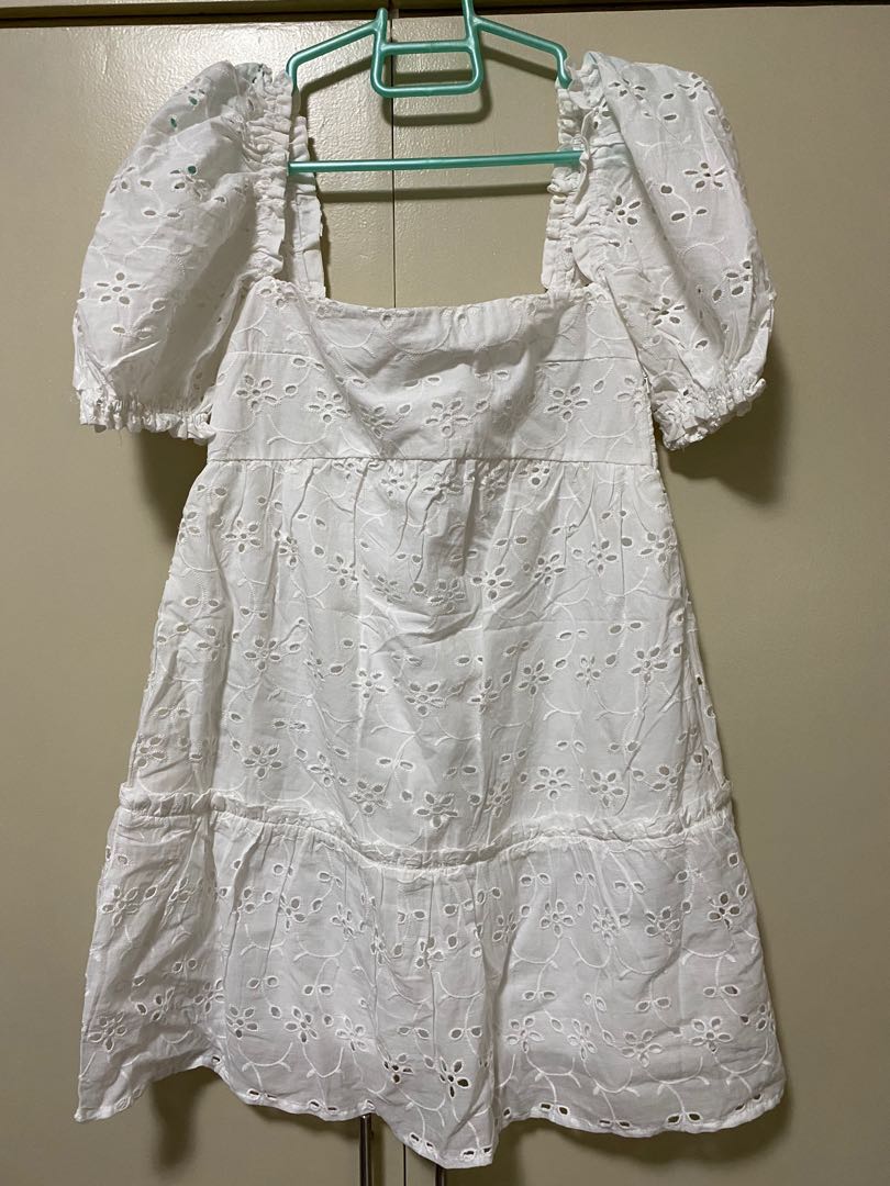 H and m white dresses clearance