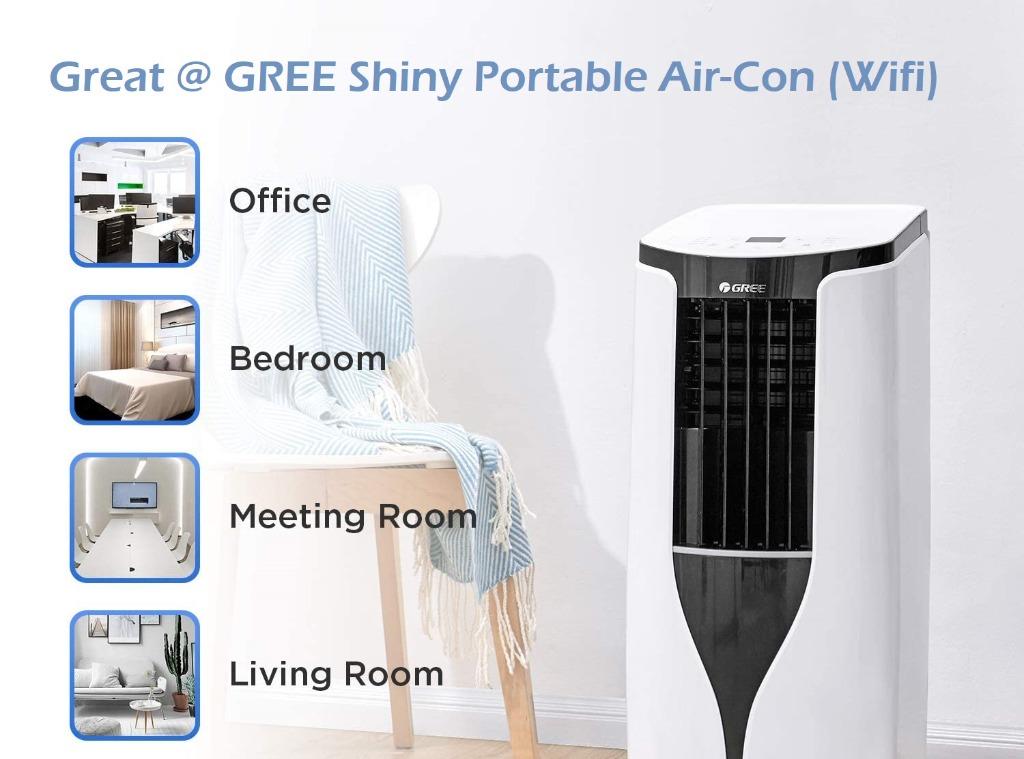 GREE PORTABLE AIRCON WIFI CONTROL [R32], TV & Home Appliances, Air