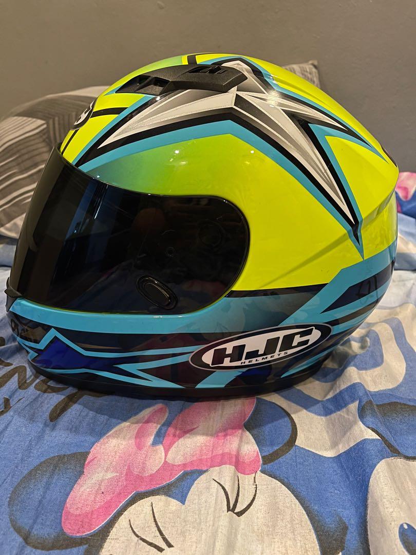 HJC Toni Elias helmet large Motorbikes Motorbike Parts Accessories Helmets and other Riding Gears on Carousell