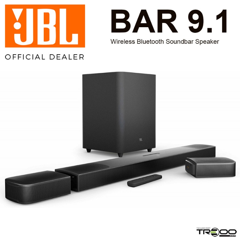 JBL Bar 9.1-Channel Sound Bar with Built-in Wi-Fi and Bluetooth JBLBAR