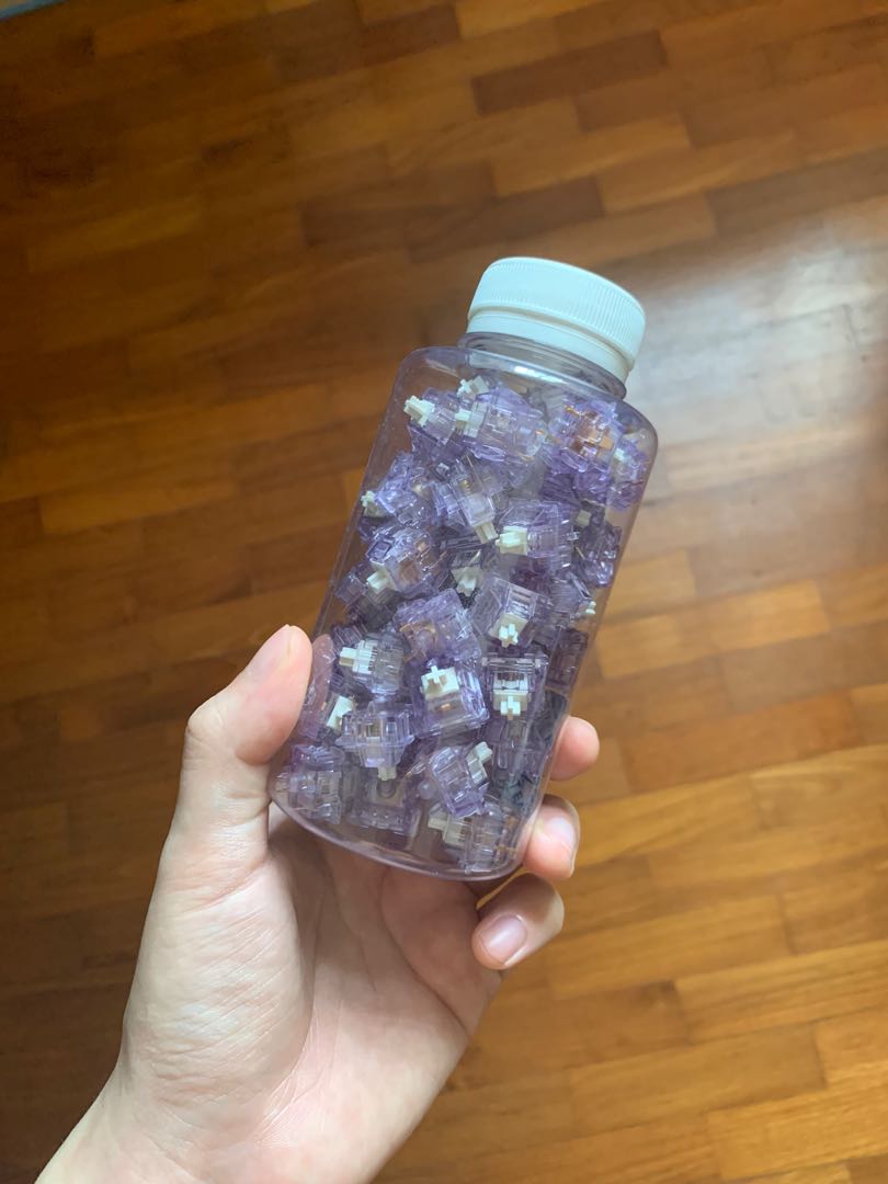 JWK Lavender Linear Switches x70, Computers & Tech, Parts & Accessories