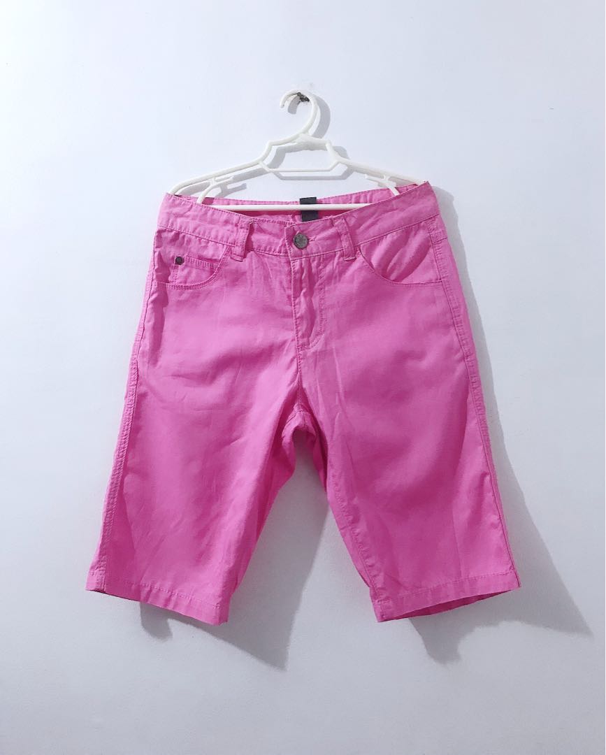 kids pink tokong shorts