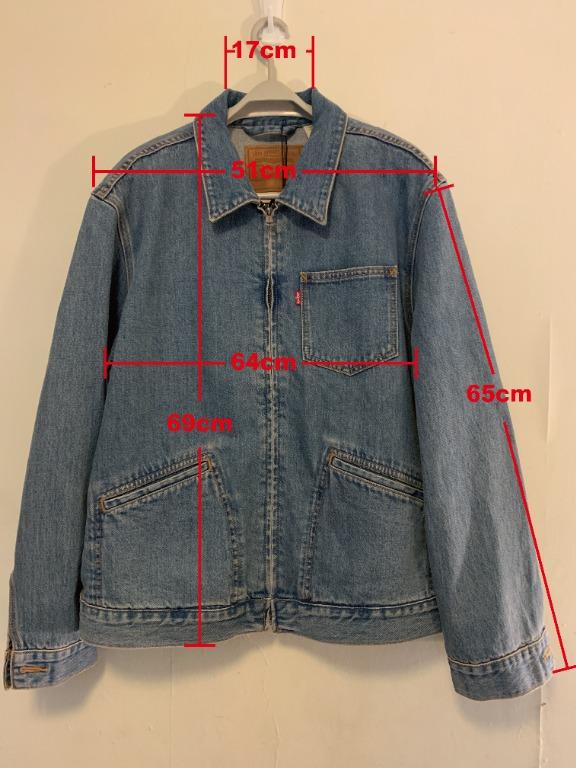 Levis Premium 復古zip-up jacket(全新品), 男裝, 外套及戶外衣服