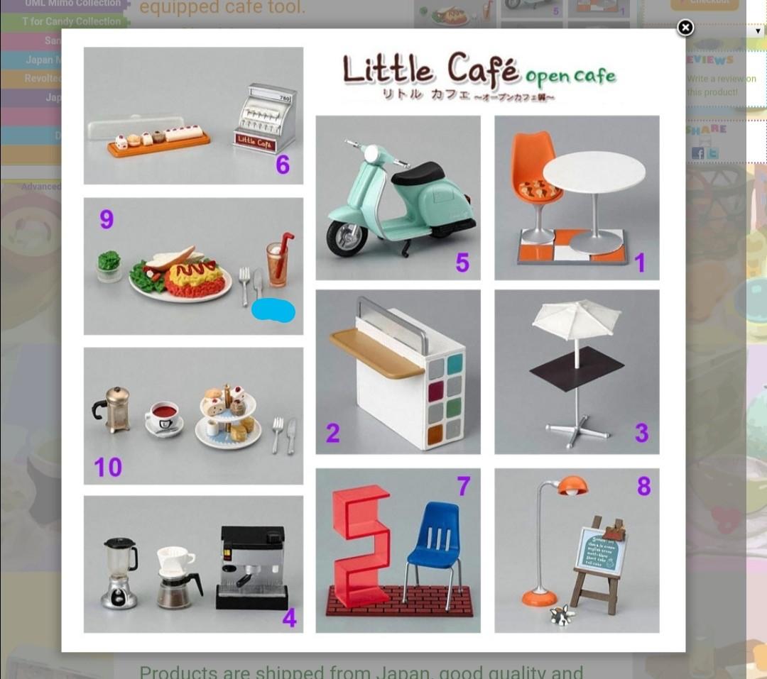 メガハウス 『Little Cafe リトルカフェ』～オープンカフェ編～ 10種 ...