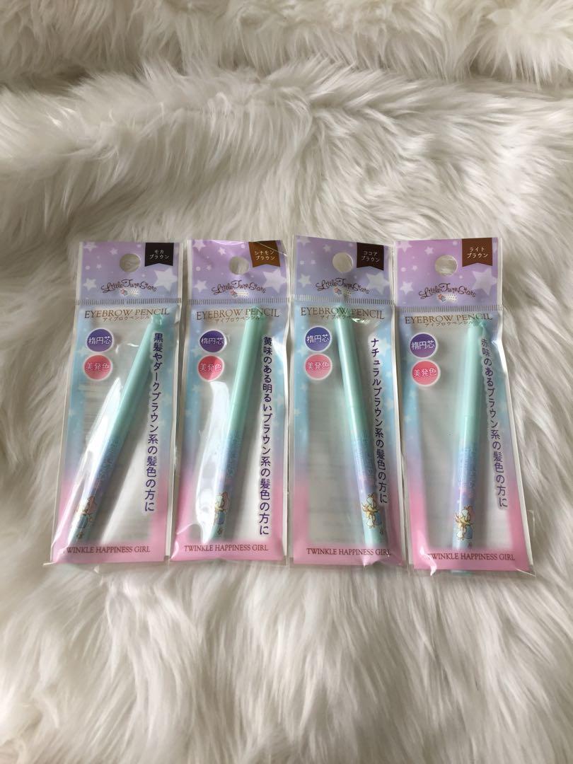 Little twin Star Eyebrow Pencil (Category: Makeup) located in Santa Rosa. Submitted by bellesdreamph (Listing ID 1075946491, Image 1). Description: Little Twin Star Eyebrow Pencil weight 0.13g Available Color Cocoa Brown - 3pcs Light Brown - 3pcs Cinnamon Brown - 3pcs Mocca Brown - 3pcs P100 each + SF You can order it on My Shopee account.Please click the link below https://shp.ee/d3z94nb PLEASE READ BEFORE YOU ASK *Since this item is still in Ja