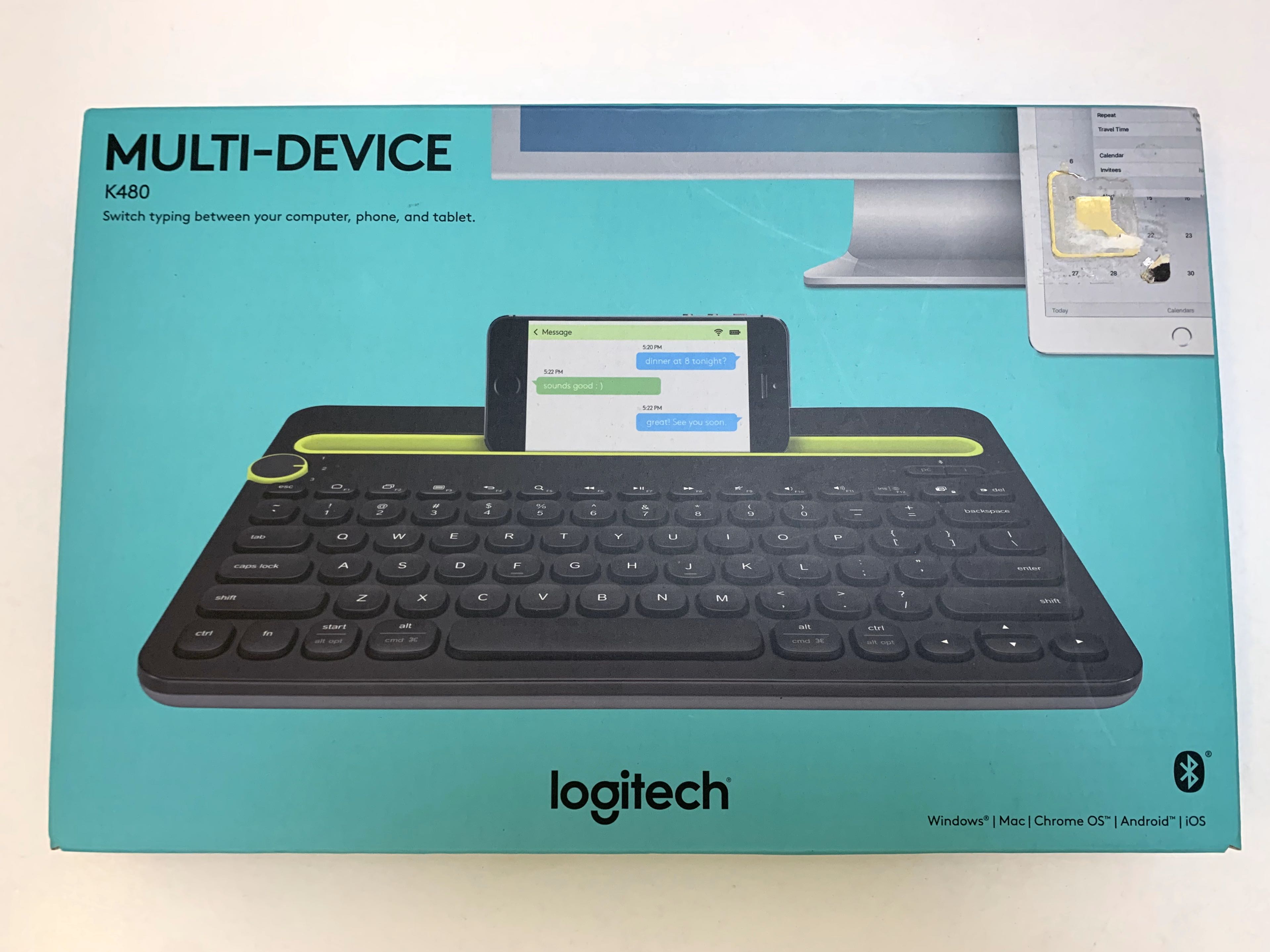 Logitech Multi-Device K480 Bluetooth Keyboard, Computers & Tech, Parts ...
