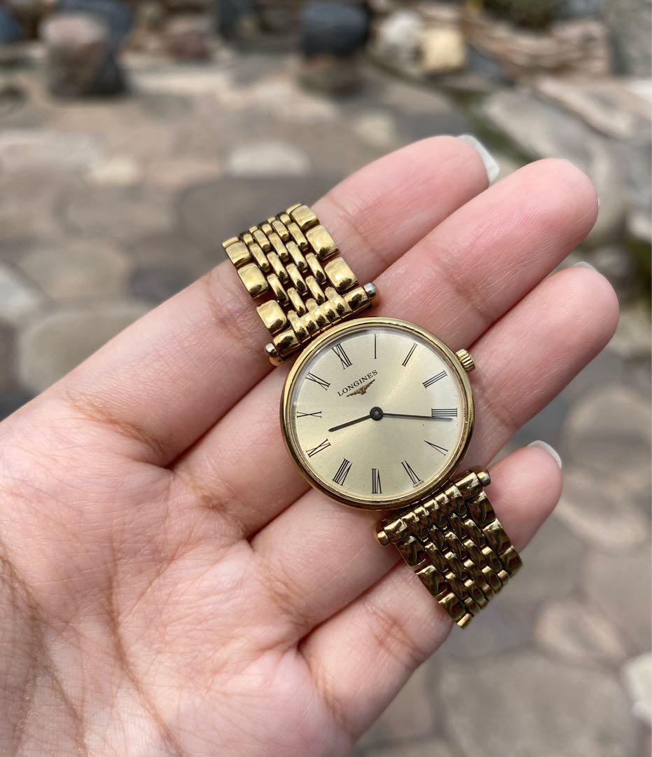 Longines Gold Watch , Barang Mewah, Jam 