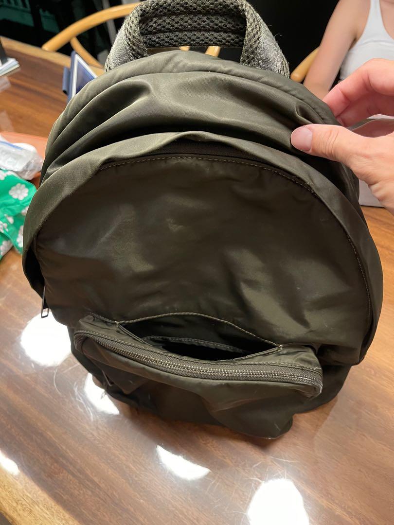 Lululemon olive green backpack Men s Fashion Bags Backpacks on