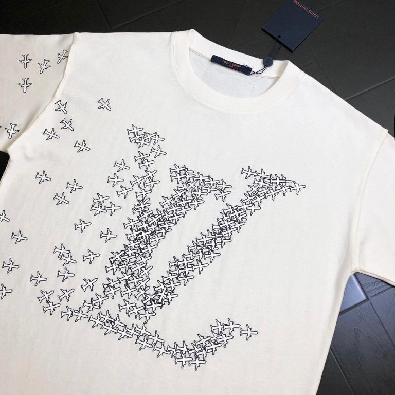 LV Planes printed t-shirt, Men's Fashion, Tops & Sets, Tshirts & Polo Shirts  on Carousell