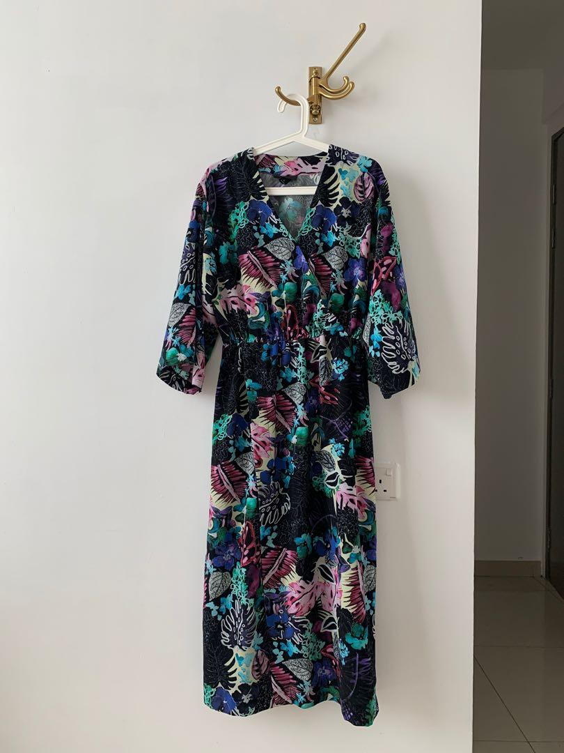 Monki Kimono Dress