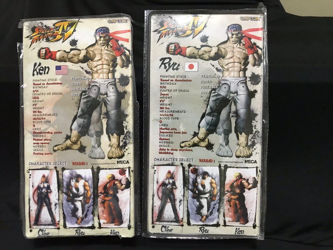 Movie 1994 Capcom Street Fighter Ryu Hoshi vs. Vega metal figures MOC 81099