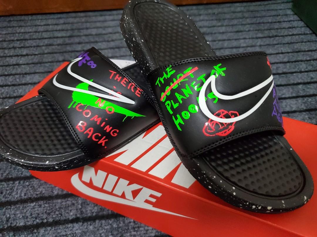 nike glow in the dark slides