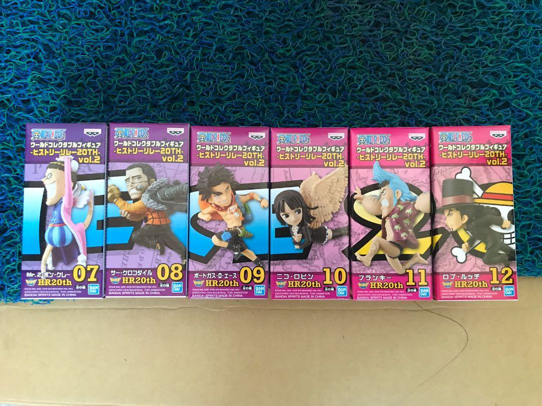 One Piece Wcf History Relay th Anniversary Vol 2 7 12 Toys Games Action Figures Collectibles On Carousell