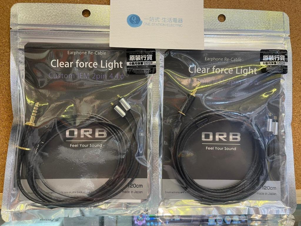 ORB Clear Force Ultimate Core-8 Custom IEM 2pin 4.4φ（1.2m