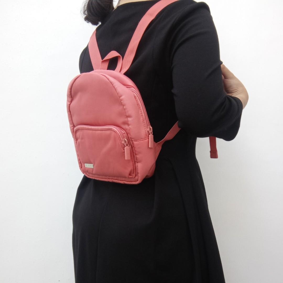 Pink ripstop mini backpack Clearance