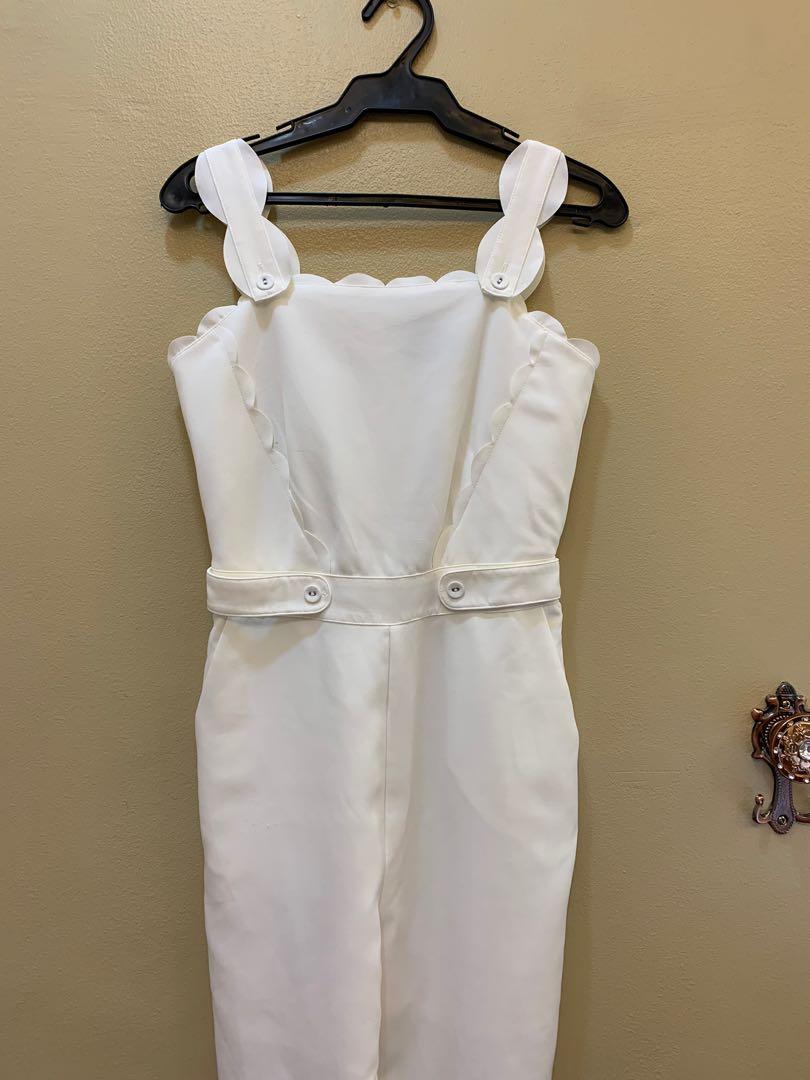 Plains and prints sale white jumpsuit