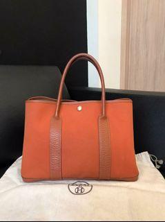 Preloved Hermes Garden Party 36 Stamp I Square