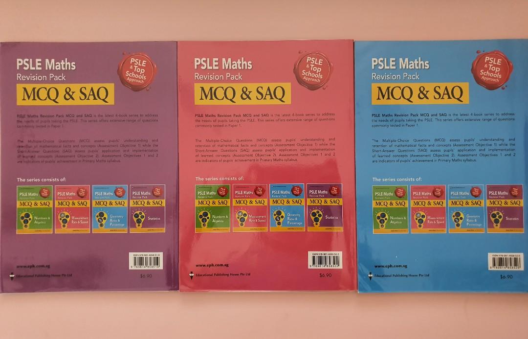 PSLE P6 Maths Revision Pack (set of 3), Hobbies & Toys, Books ...