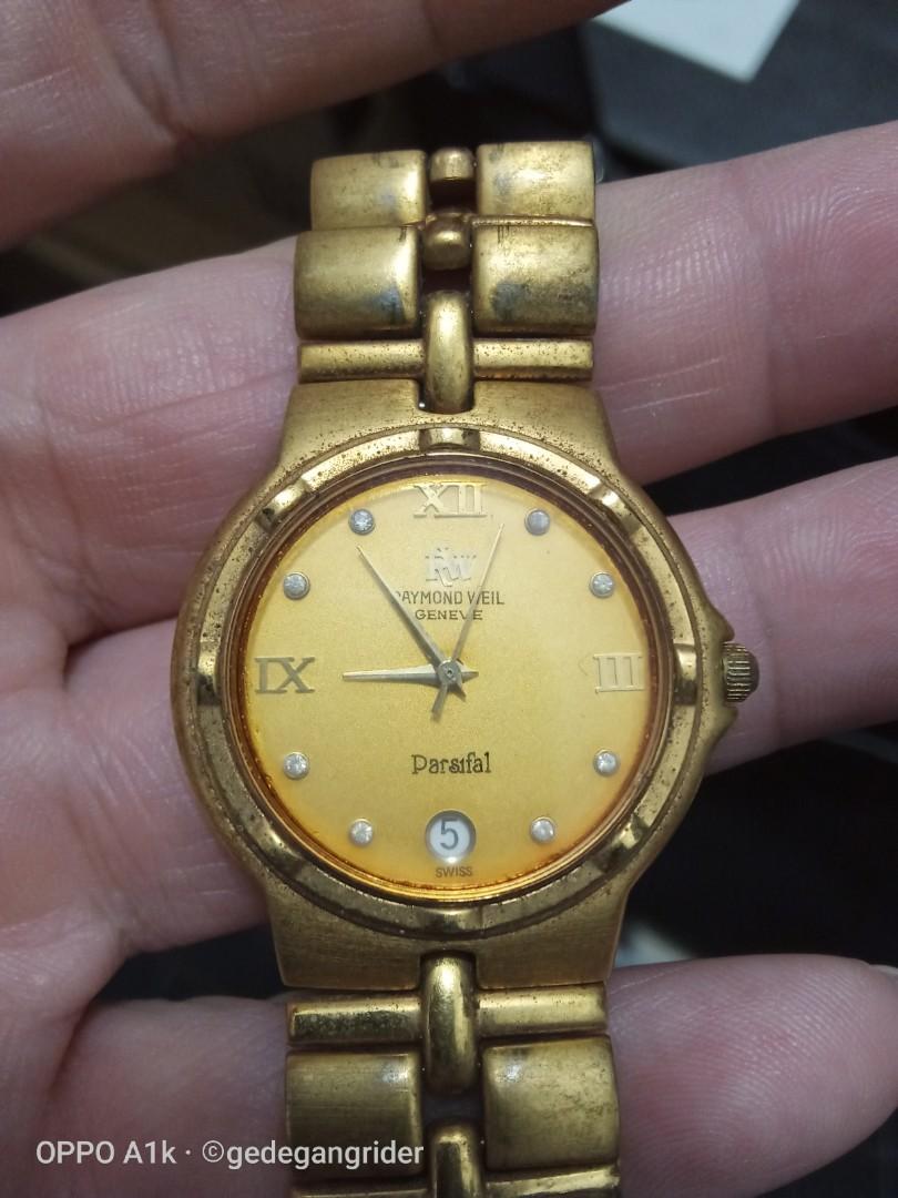 Raymond weil 24k gold hotsell