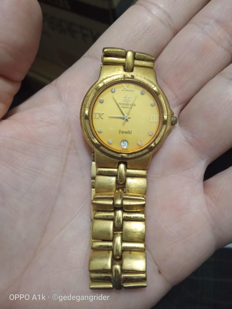 Raymond weil sales 24k gold