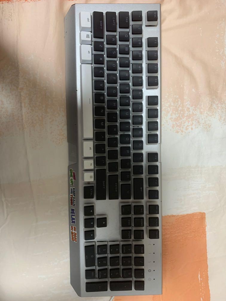 Razer Blackwidow x Chroma Keyboard With Hyperx Pudding Keycaps