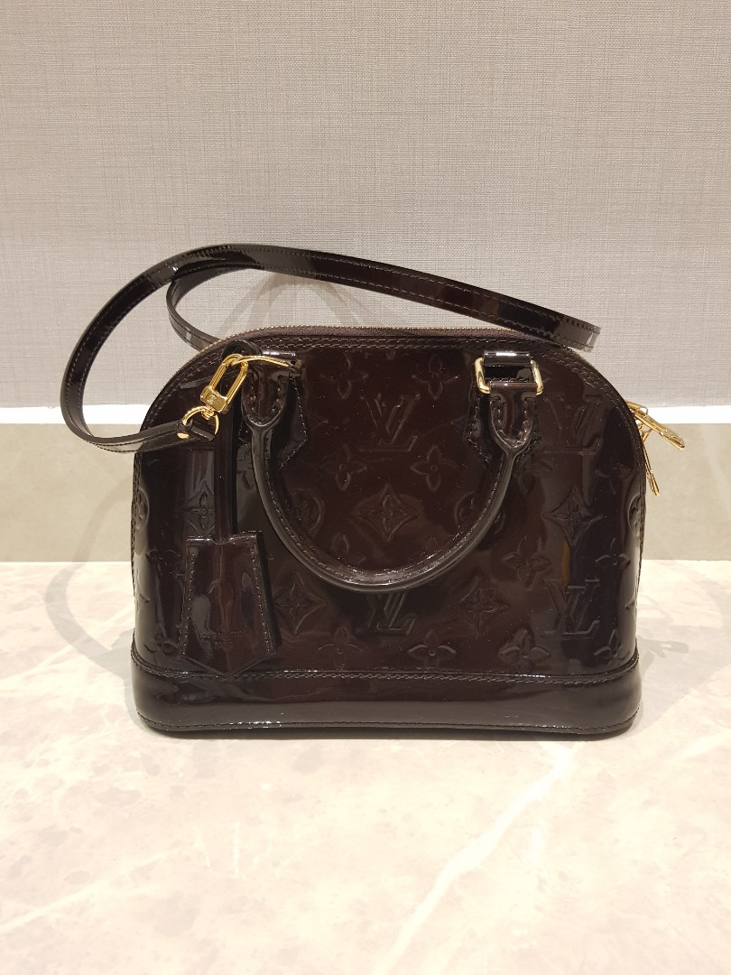 Louis Vuitton Alma BB Handbag in Amarante Red – EliteLaza