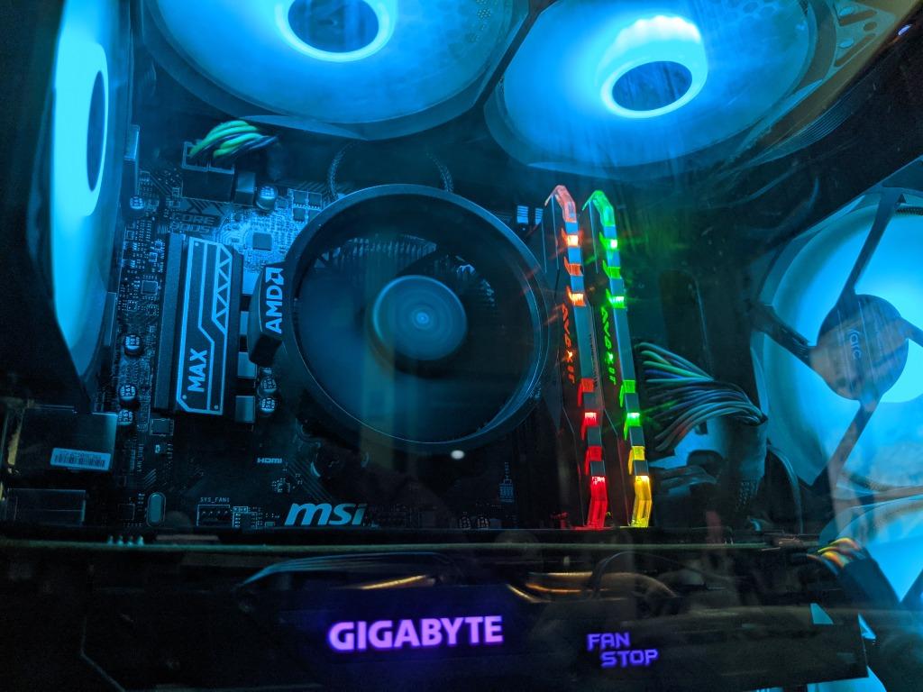 Rx 580 4gb ryzen 5 2600 on sale