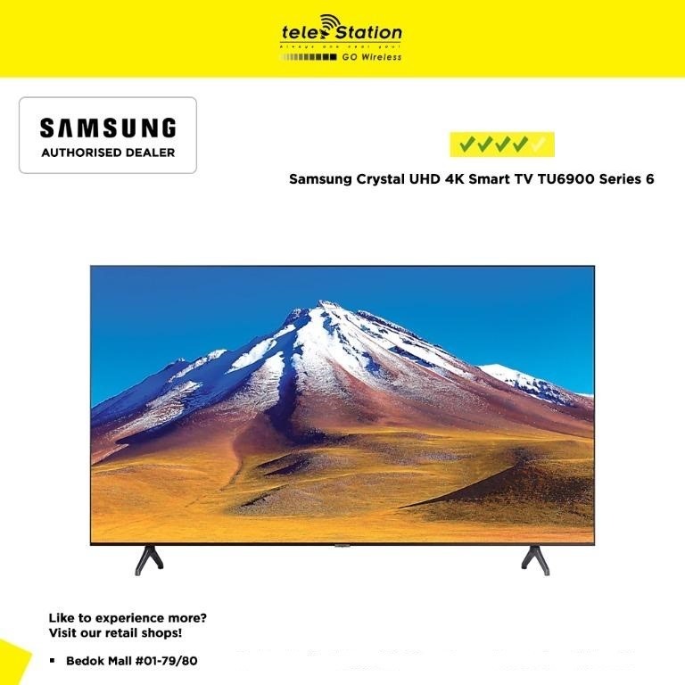 Samsung 50 Inch Crystal Uhd 4k Smart Tv Tu6900 Series 6 Tv Home Appliances Tv Entertainment Tv On Carousell