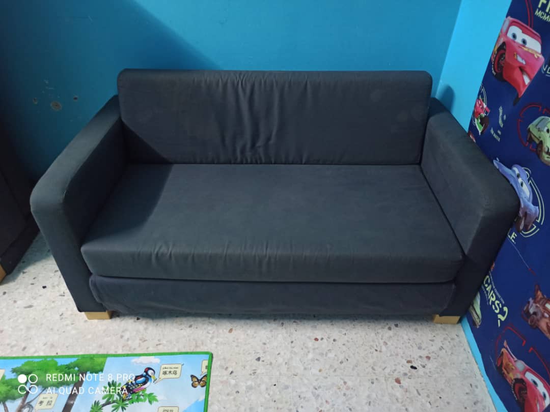 Sofa bed ikea, Furniture & Home Living, Furniture, Sofas on Carousell