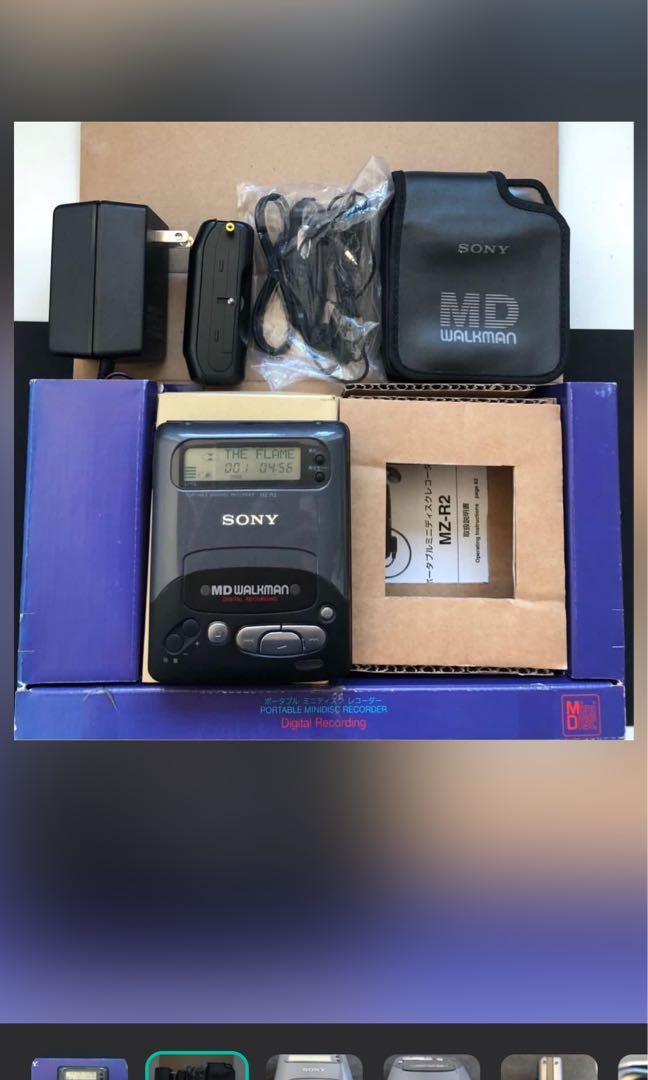 懷舊罕有美品Sony MZ-R2 二代目MD Walkman 可遇不可求, 音響器材