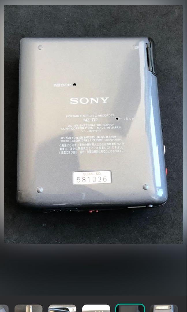 懷舊罕有美品Sony MZ-R2 二代目MD Walkman 可遇不可求, 音響器材