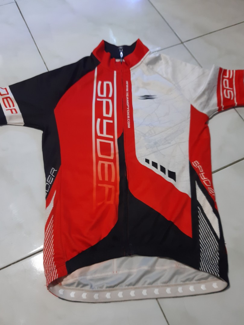 SPYDER BIKING CYCLING JERSEY MEDIUM Looking For on Carousell