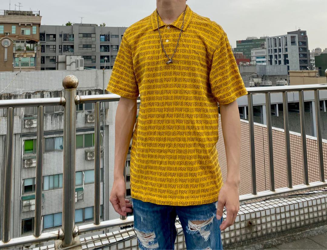 Supreme pray for us polo shop