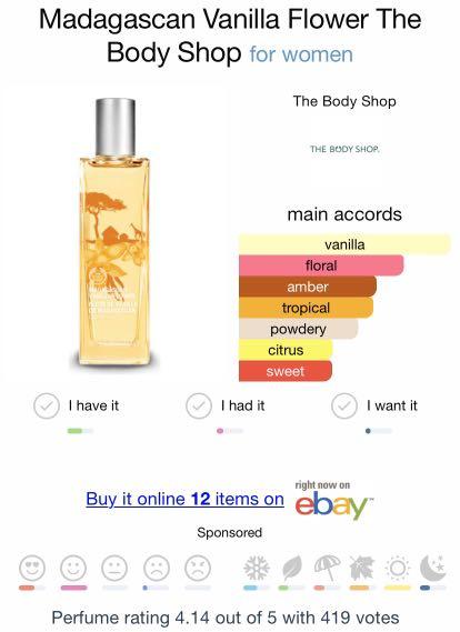 The Bodyshop MADAGASCAN VANILLA FLOWER edt