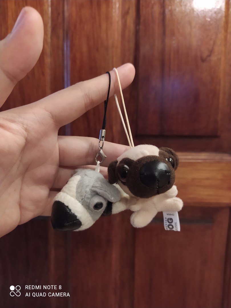 The Dog Artlist Collection keychain plush, Hobbies & Toys