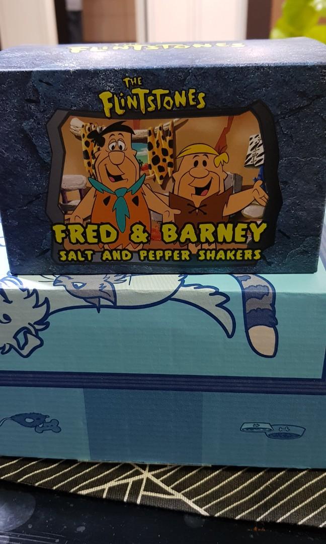 The Flintstones Fred & Barney Salt & Pepper Shaker, TV & Home