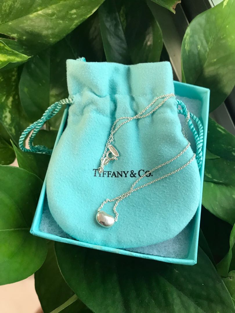 Tiffany and discount company bean necklace