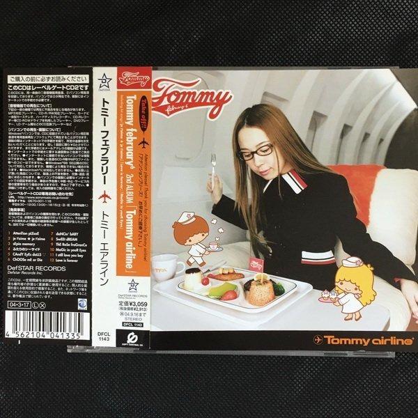 Tommy february6 (川瀨智子) 第2張專輯- Tommy airline 日版CD 附側紙