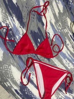 Victoria’S Secret Two Piece Red Swimwear