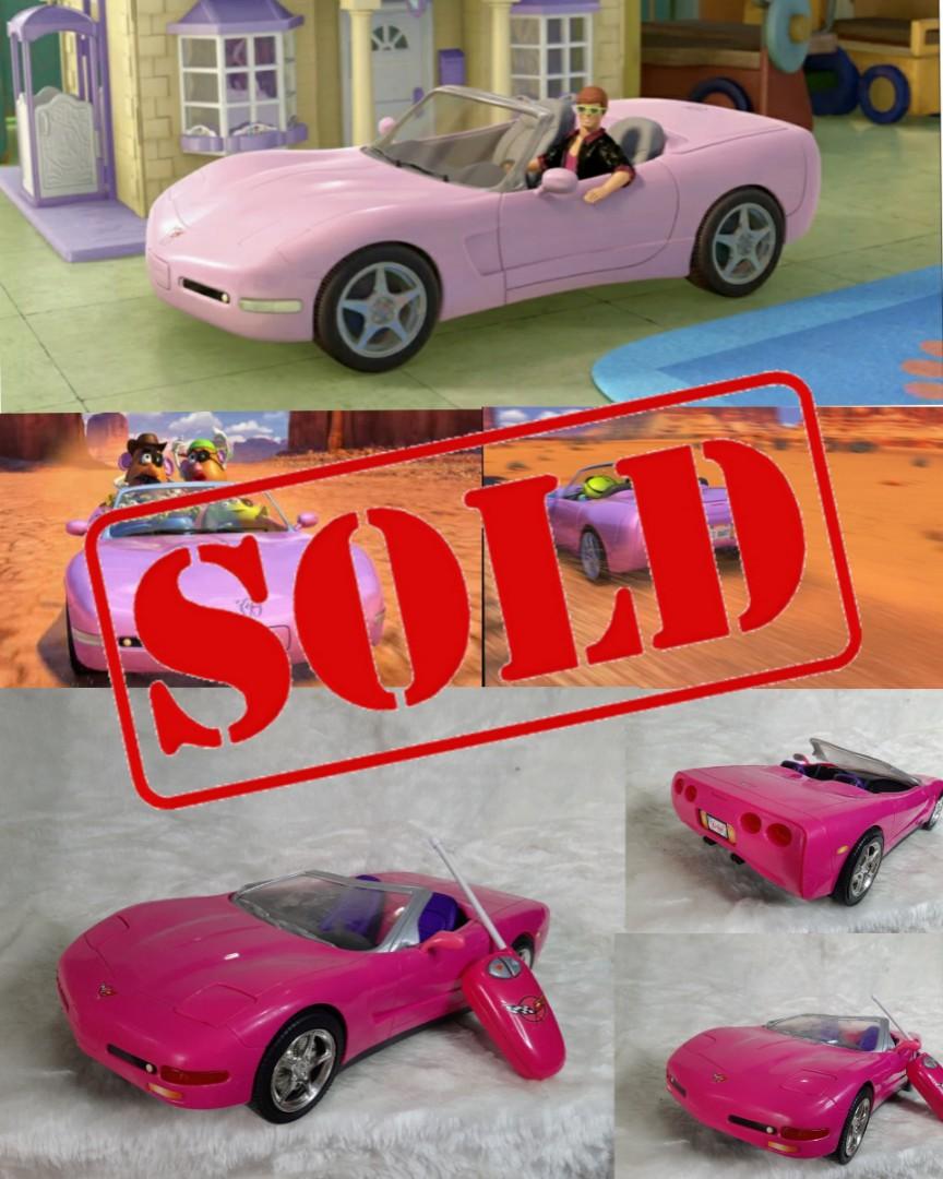 Toy story online barbie car