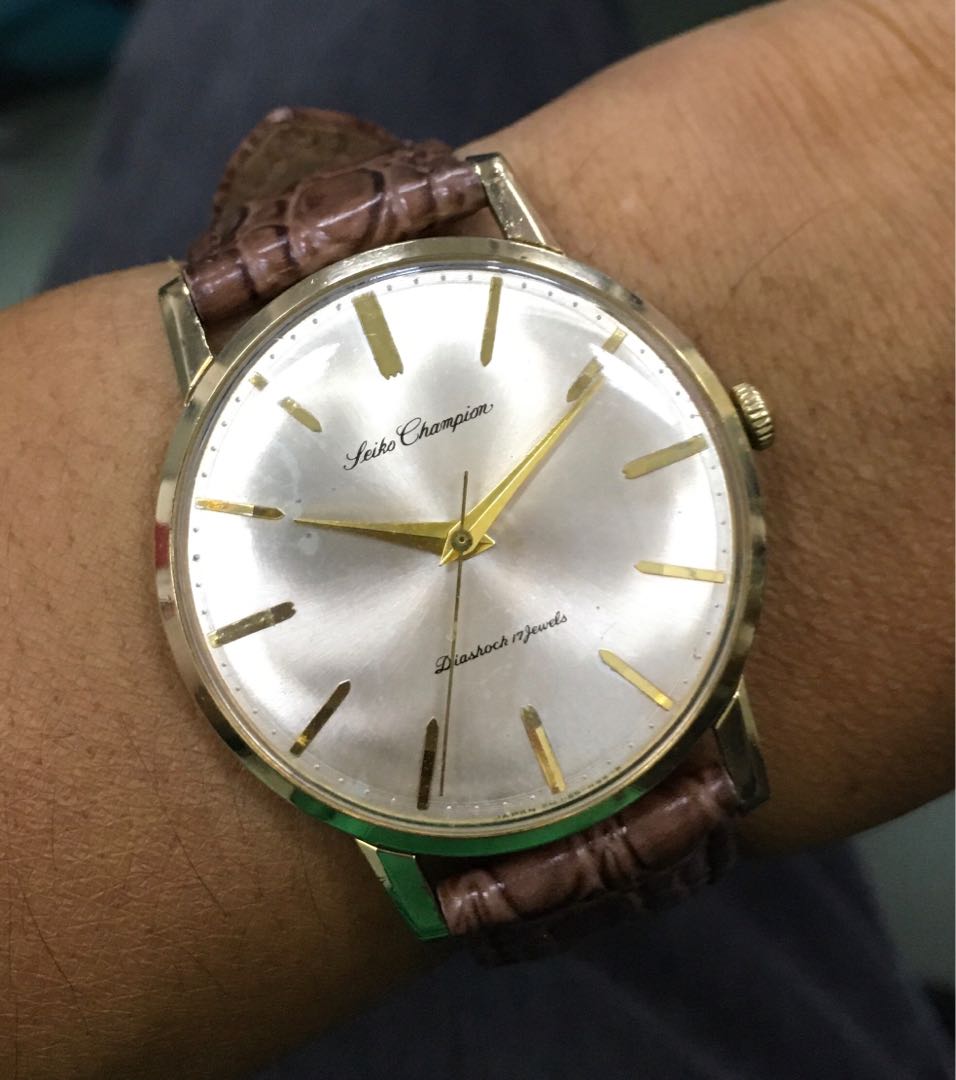 Seiko champion best sale diashock 17 jewels