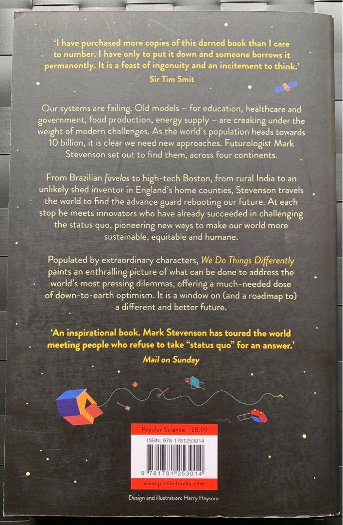 We do things differently （分類：宗教書藉）位於 Hong Kong。 由 off_shoot 提交（商品編號 1075960175，圖片 2）。簡介： Think Outside the box in all directions 95% NEW。