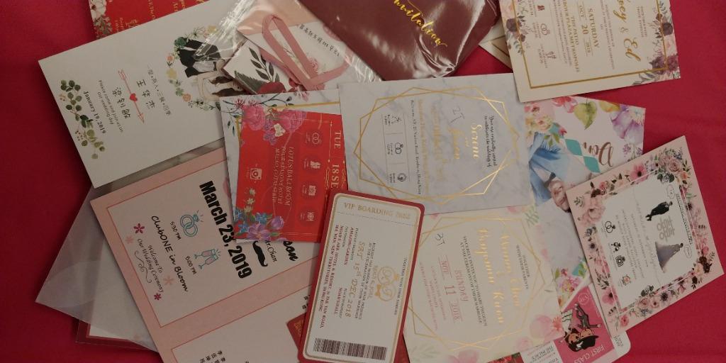 Wedding 結婚請帖sample 其他 其他 Carousell