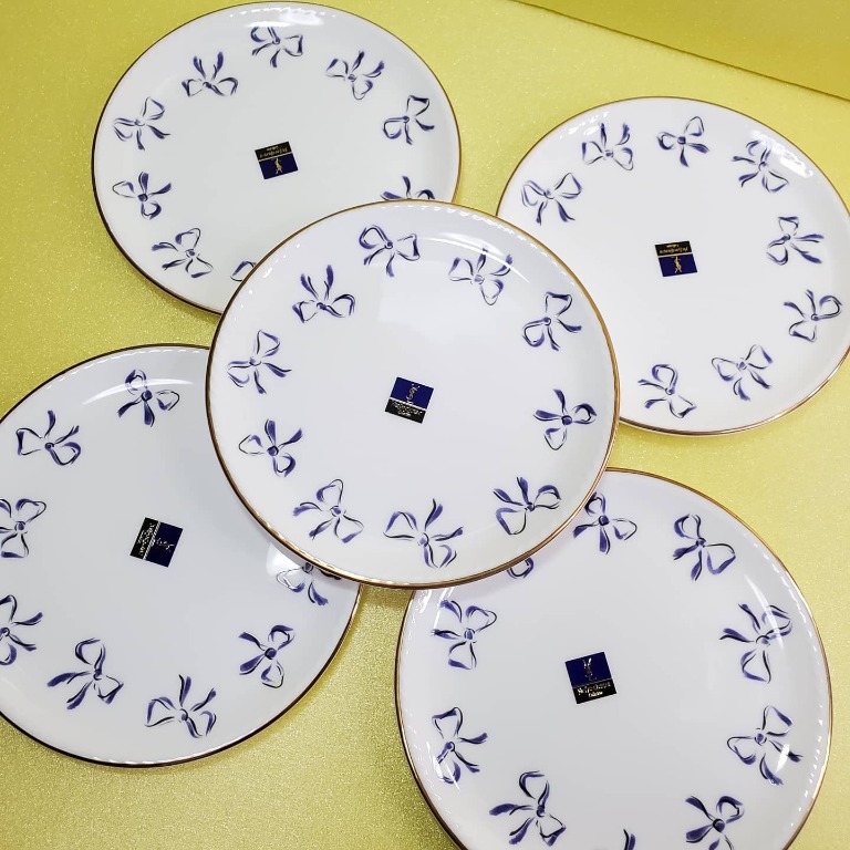 YSL cake plate, Furniture & Home Living, Kitchenware & Tableware