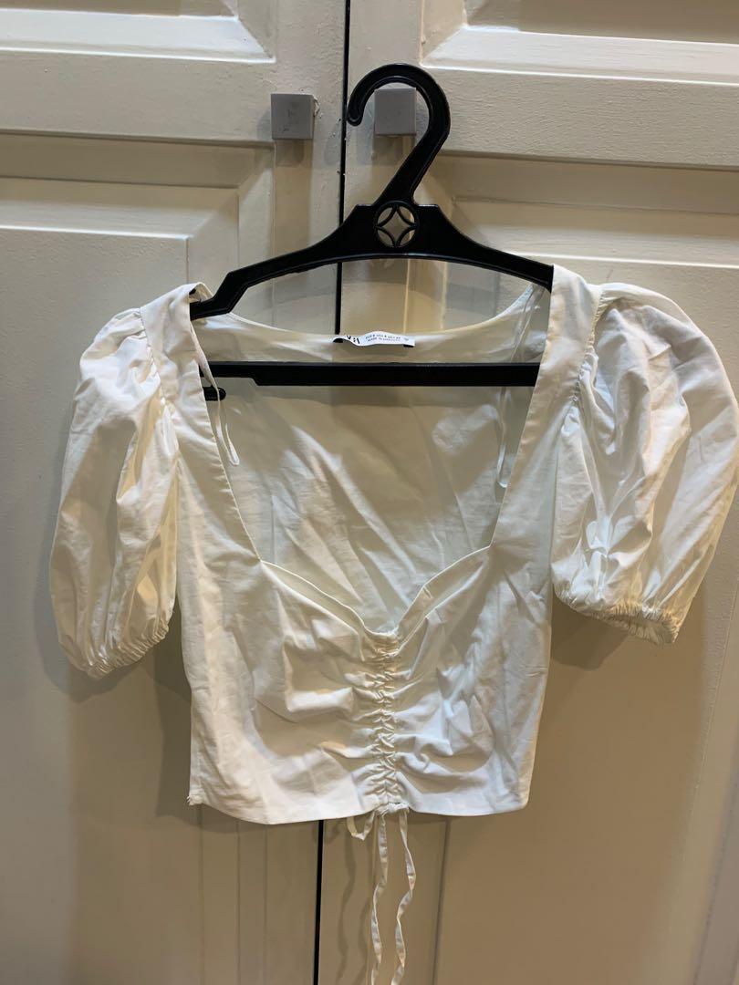 Zara milkmaid top Clearance